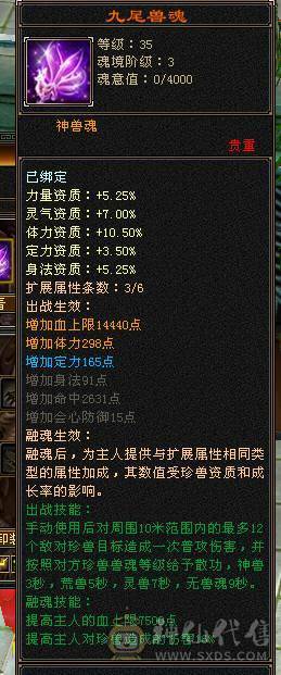 3神28W血3级配饰花瓶峨眉极品灵武