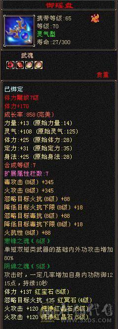 卡级五级逍遥，带赤兔带时装剑匣满五兽灵