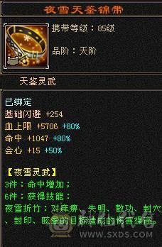 极限七级天山可转武当  有备用装备