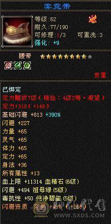 60组最强三修气武当 7体6属6血上限 装备满9大完美 带宝宝出
