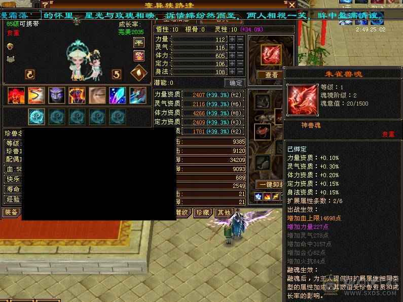 细节6级冰武当，6级体力，6级属性，6级命中，斩杀线60万以上