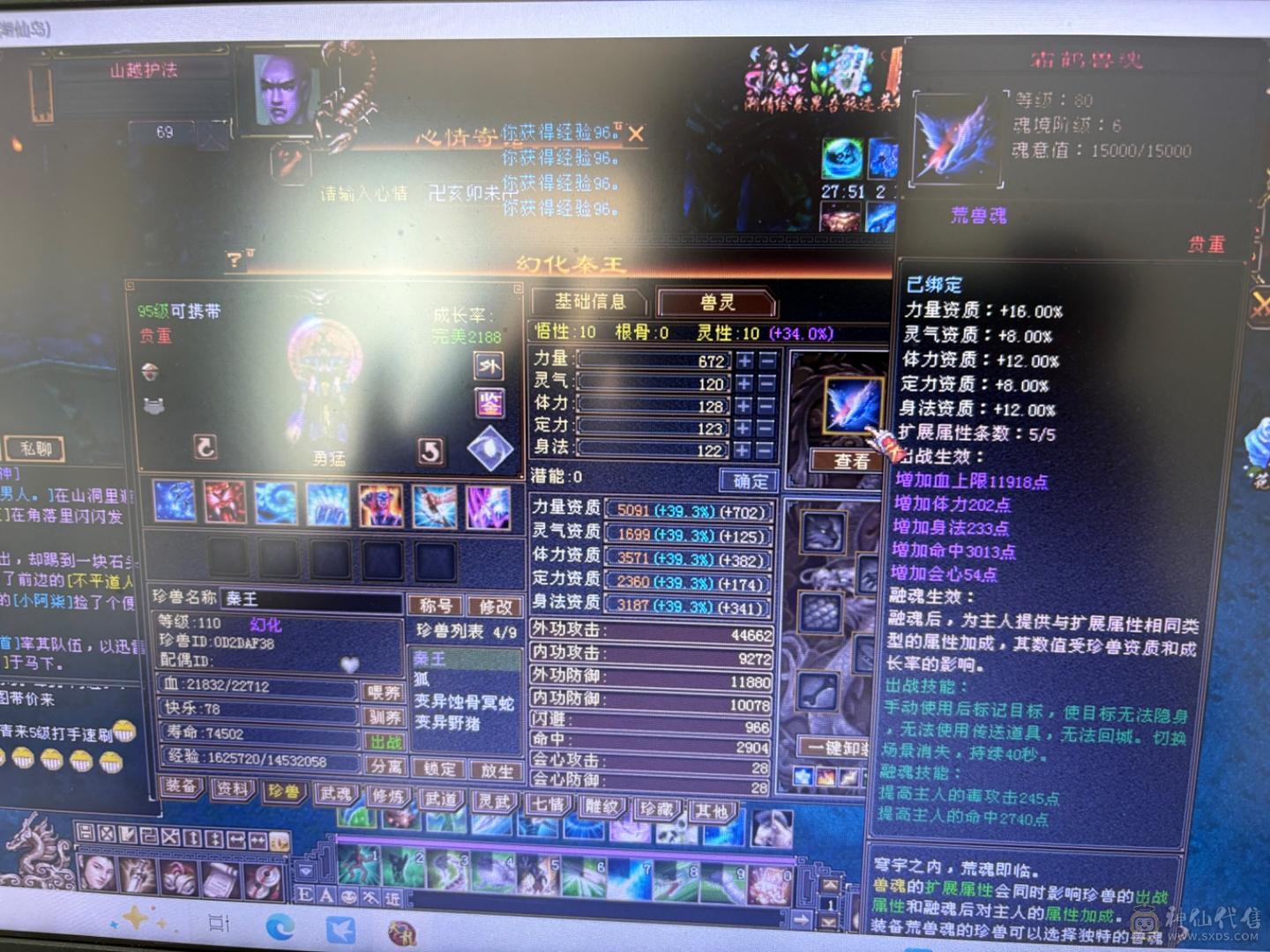 双修号，面板没吃一颗药，马上能合成一颗6级体力石头一个毒攻6级石头.性价比第一