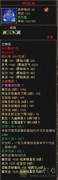  双修暴力星宿-5554满7雕纹-宝宝齐全-仓库各种替换石头马上能合出来一个6级体力