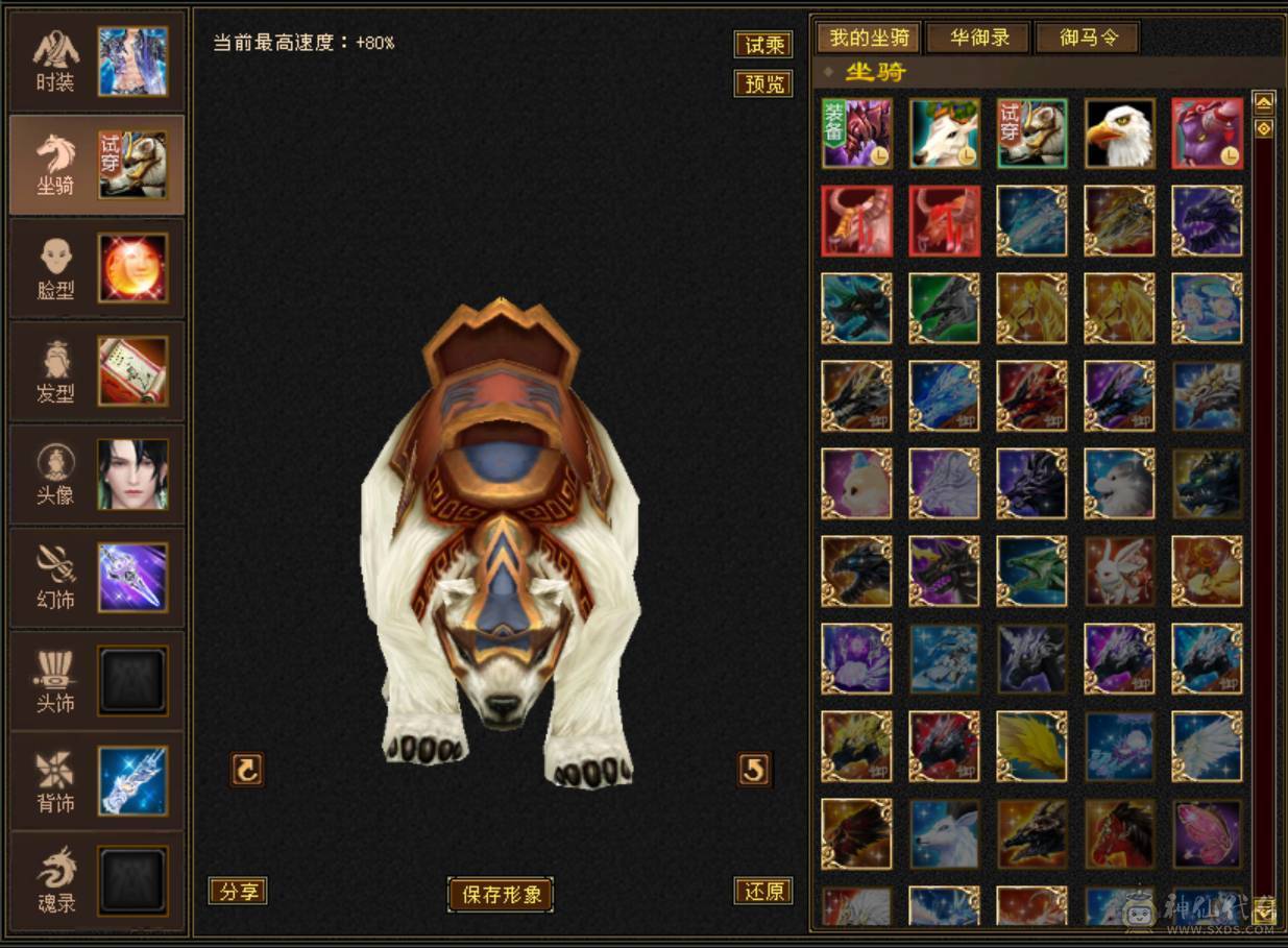 完美5神 精品5带6 新雕纹全部5级  身法面板6级号都汗颜