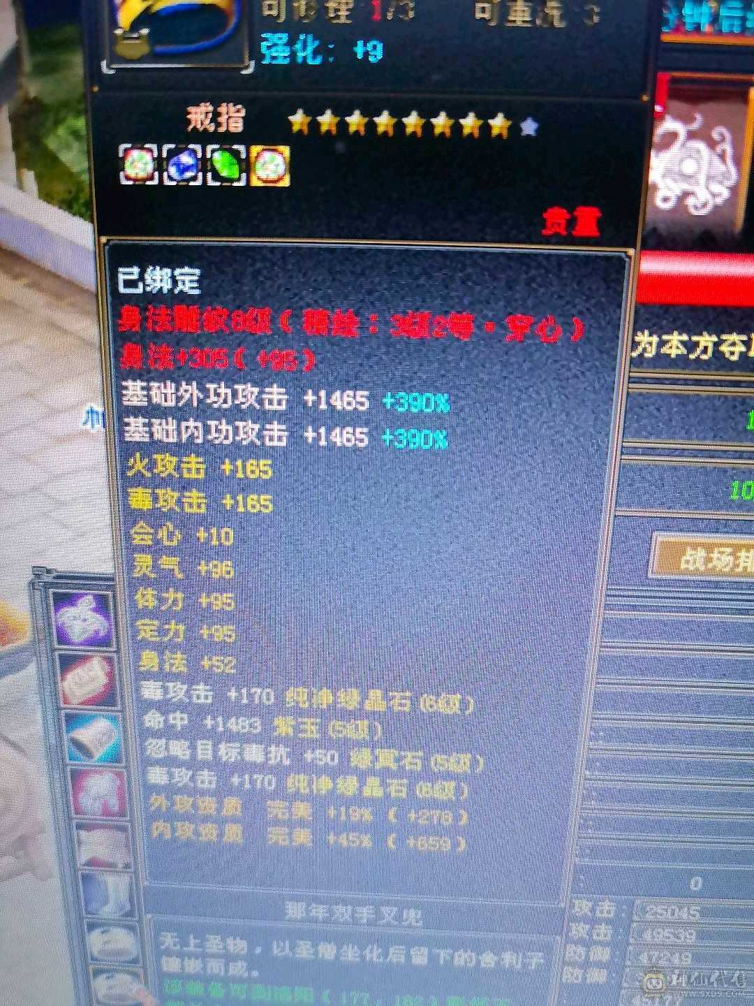 无敌丹星宿，高会心，面板吃了个五级精华