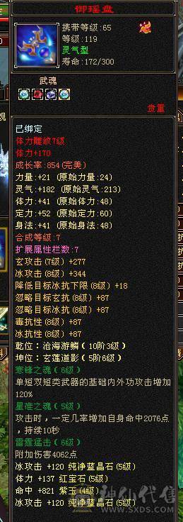無法推荐-高血高气，5级冰气武当，满状态9W内功，一般6级都能打。小投资买最好的体验，懂的都懂