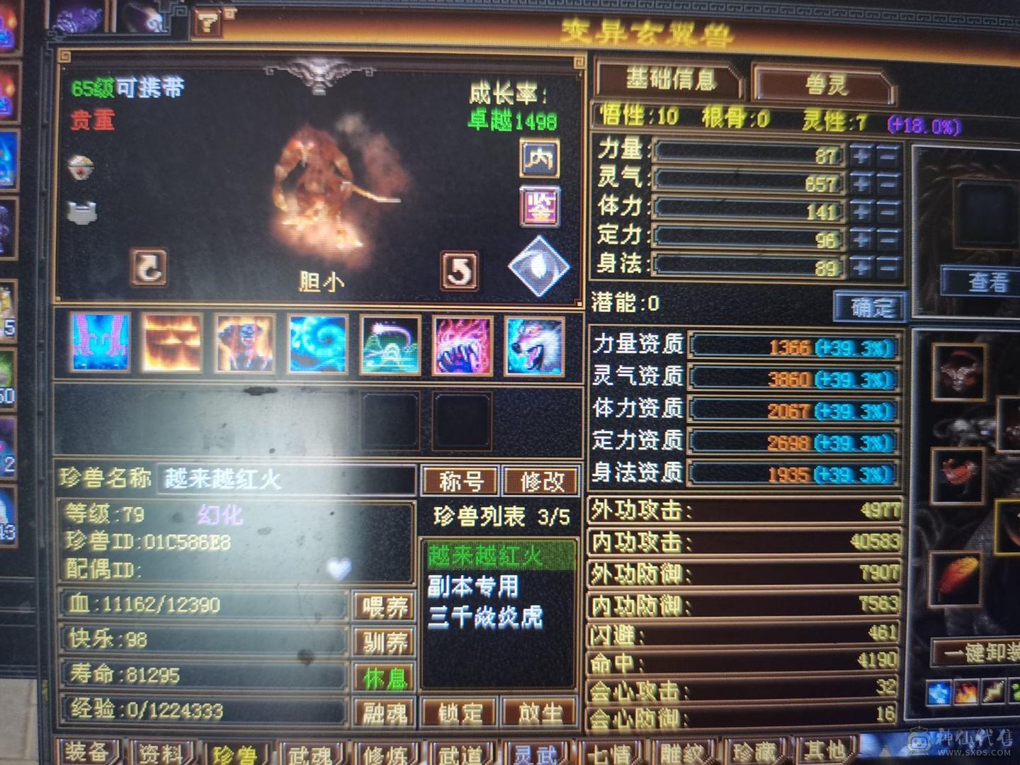 冰火玄内四修卡级小武当