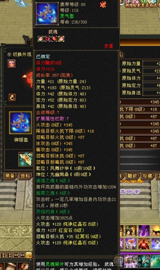 全5满8雕文强化9