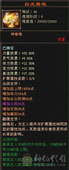 花海推荐：6神6.6火玄毒抗纯正少林，301会防