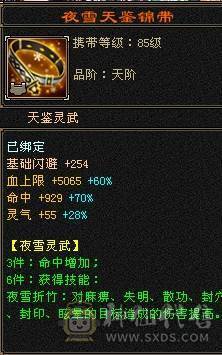 晚晚推荐：三修满6，极品装备，5神，几十件时装，雪猿赤兔双坐骑，生活技能10级