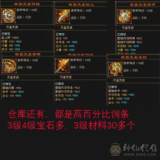 骨翼5带6，新雕文5带几个4，高资英招。最后一降