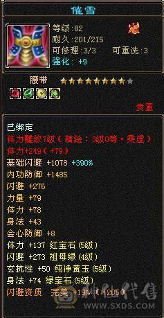 5级，三修冰火玄，满增伤，带金箍棒，20件衣服，4把幻视，身法点28万血天山。品吧