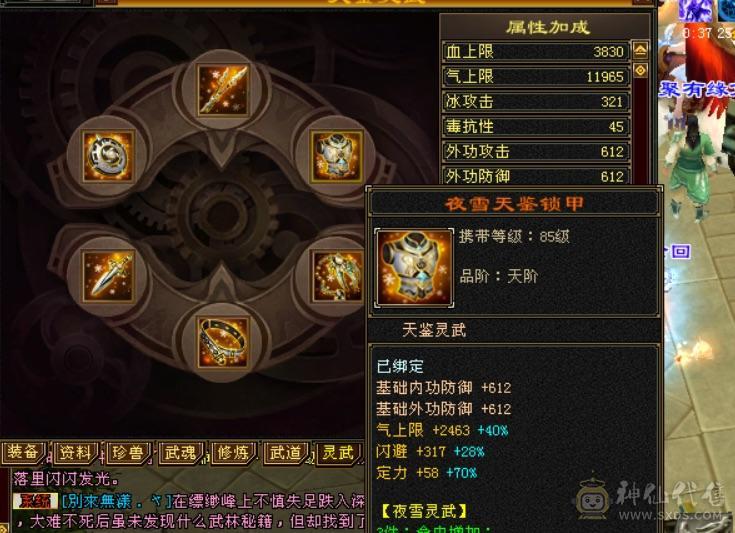 满5石头5减7雕，冰玄内3修气武当，