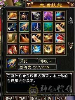 30万血峨眉，神兽带宝宝，5件永久时装带点缀，采药9级，钓鱼8级