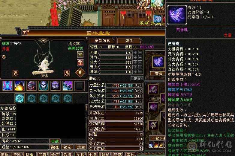 精品细节峨眉 高血 高会防 高毒抗 一套极品流光灵武