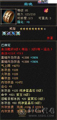 气武当三修，装备细节，带一个外功附体（不带附体少300，电话改价），满级6荒6橙词条