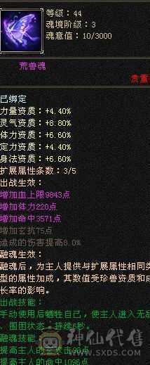 3修5神、血厚气多、输出爆表