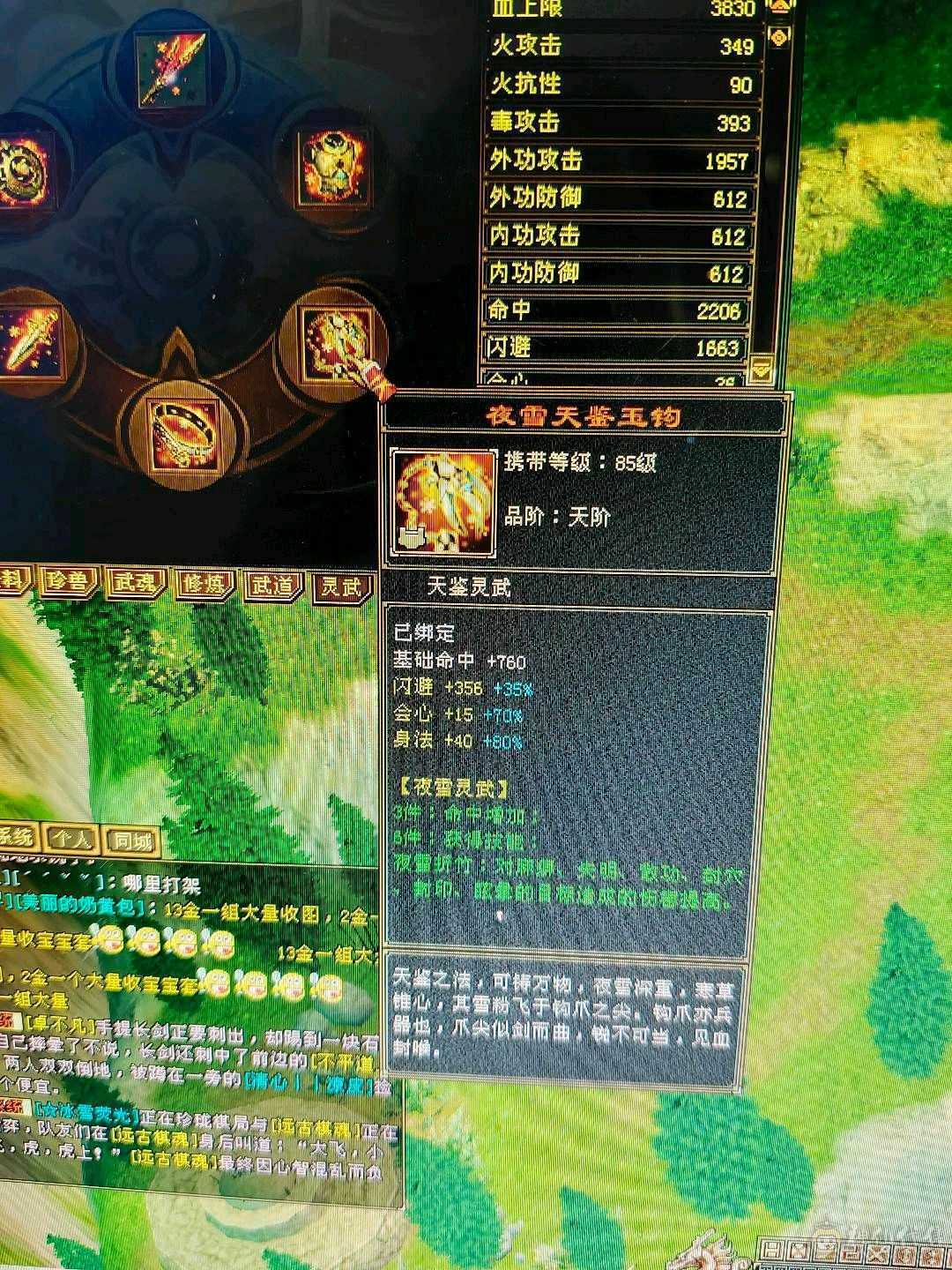 无敌丹小丐帮6属不满号7000毒1850火200火减 800火抗，极不极限你