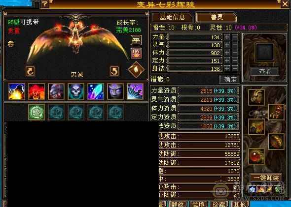 🏅温暖推荐🏅精品6级星宿-最高性价比-JP会心灵武-裸面板-幻视武器多-不绑定地宫马双永久坐骑、双盟会-所见即所得！