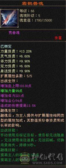 赤兔坐骑 17件时装 31万血量 5体5属性5命中5身法 带附体