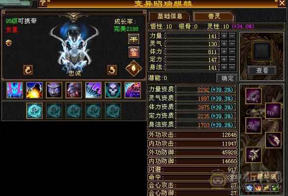 双9盟会，能挖花，能打能抗，高血量高毒抗，带多只极品宝宝，多个幻饰武器，极品峨眉