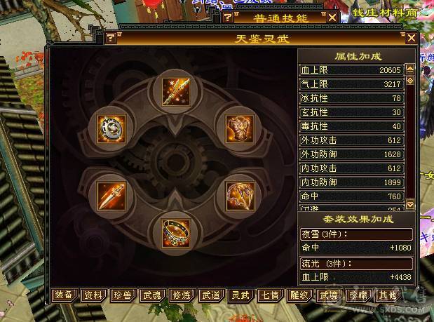 4级金箍棒，3级紫金宝剑，3级花，仙侣奇缘衣服，就卖个环视和时装钱