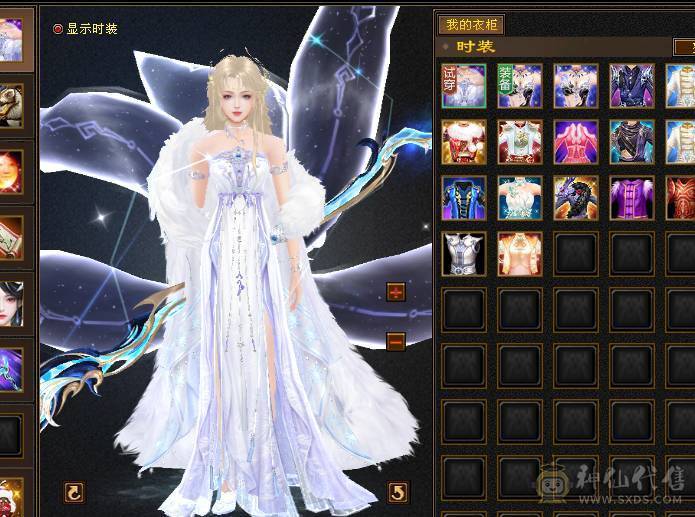 完全可以对比，绝对最便宜最划算，能打能抗的暴力峨眉，关键是漂亮，幻饰四个，时装多多，大包，永久熊，生活节那个都是9级