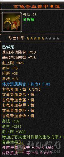 满5带十几个6满8雕时装多多麒麟坐骑高命中高会心面板吃了个5级精华