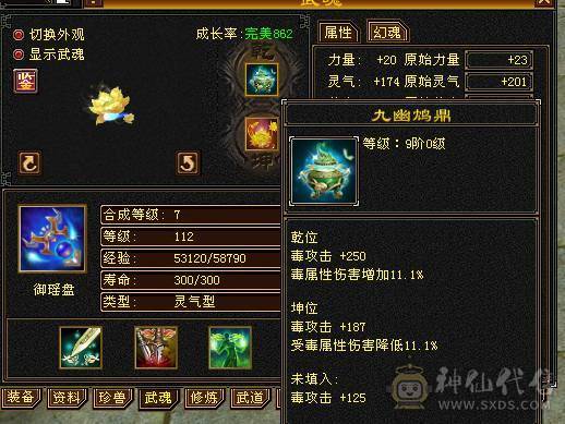 金色龙隐华曜，全身四级配饰，金色太阿剑，金色剑匣，金色顶边飓风圣兽。帅就完了。9级玉食客，可以挖松露。满级声望，做六阶种子。还有红色龙隐华曜，夜雨听竹！附体宝宝和圣兽1000多块。