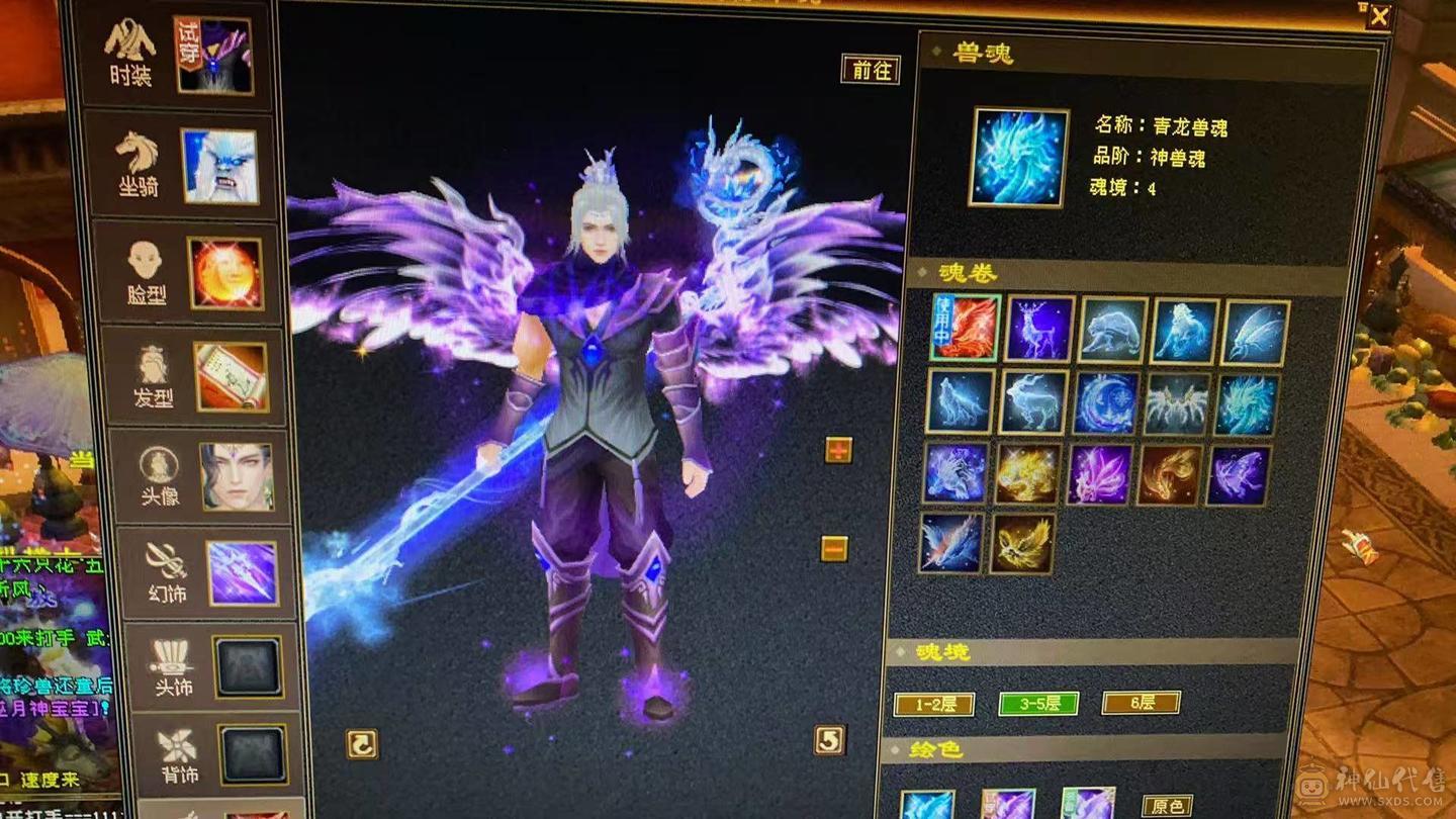 昆仑雪猿坐骑永远看一下 满5差4个减抗就满了仓库里有10颗4级冰  3幻世3级 时装多多