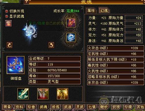 晚晚推荐：冰火内三修6体6定气武当