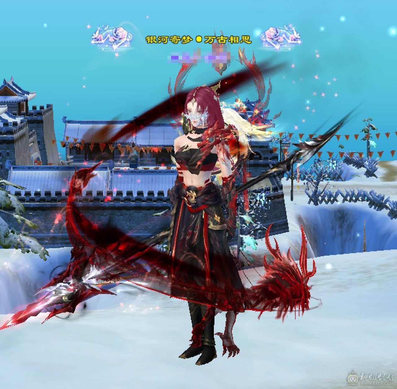 晴天推荐：8万以下面板和外观最硬的曼陀，6神6减，8万命中，630+会心，双10盟会，纵横花榜第一，带全区唯一绝版坐骑。仅外观消费十几万，全身亮点。截图非常详细。