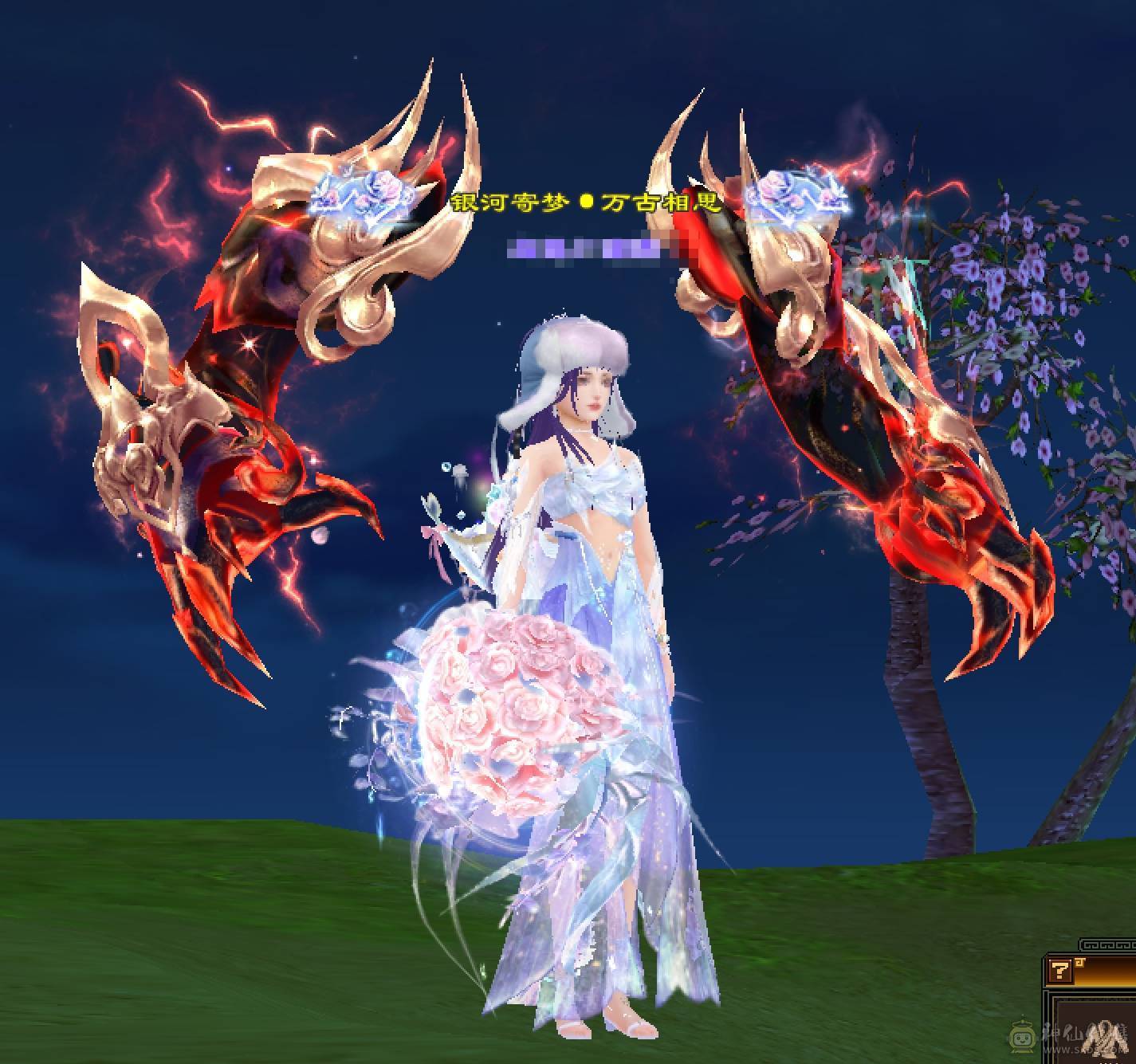 晴天推荐：8万以下面板和外观最硬的曼陀，6神6减，8万命中，630+会心，双10盟会，纵横花榜第一，带全区唯一绝版坐骑。仅外观消费十几万，全身亮点。截图非常详细。