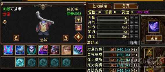 精品4修逍遥，1.2万总属性，6带7，切减抗1030，换相似匕和神器，可以毒2000，玄1400，冰1000