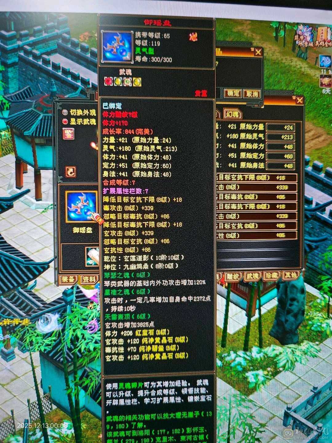 55万血，自己回血一次7万，极品装备，抗散工解封穴，玄抗接近600，打架副本都爽