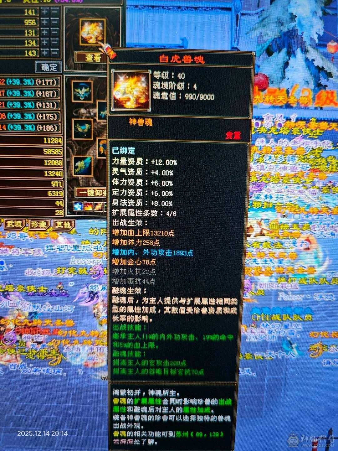 55万血，自己回血一次7万，极品装备，抗散工解封穴，玄抗接近600，打架副本都爽