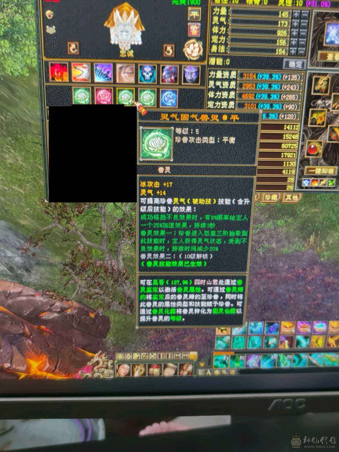 祝融仙铠，无敌丹，冰抗1000玄抗500，增伤拉满，四修附属过千