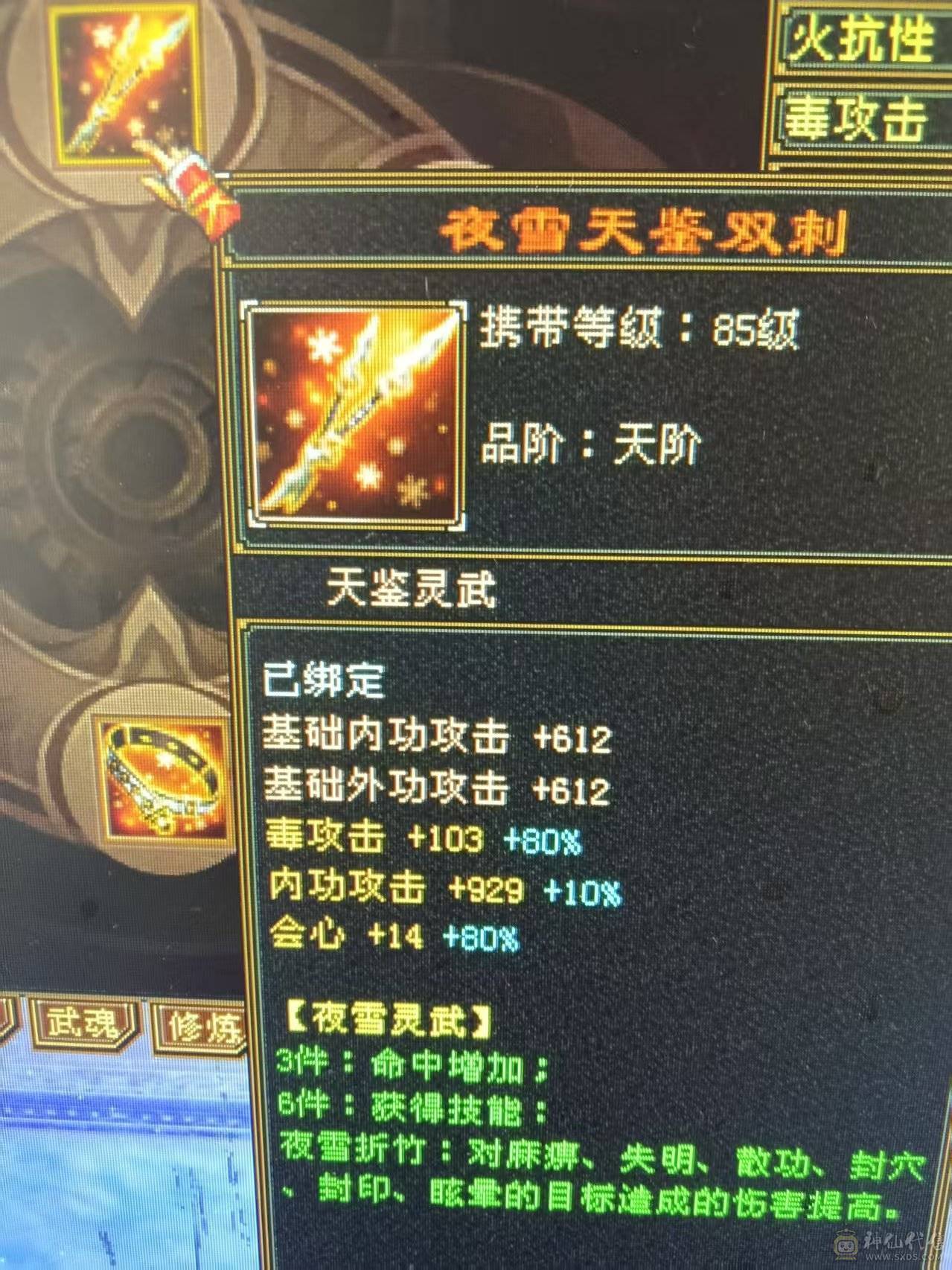 7体7属性 6神1000++火炕 火毒双下限   带黄金宝马 能抗 能打 喜欢的来  可以火毒冰3修  可以 火玄双抗