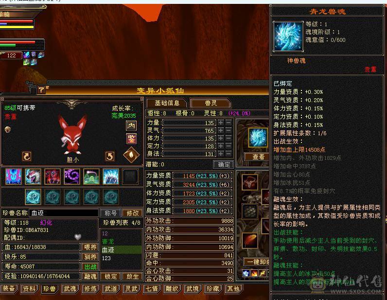 梦中情号 大完美武魂 高减抗 高属性暴力天山-6属6体