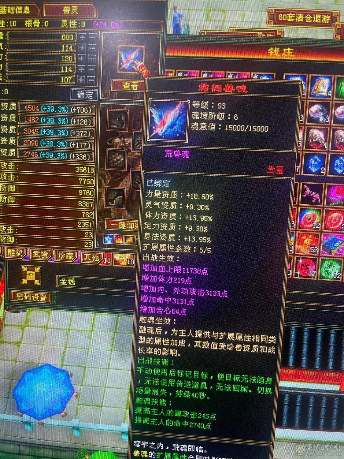 5属5命.拥有三颗5减抗.高输出.4.7内     4万命，持续更新，已改最低不接受刀