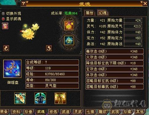 晚晚推荐：满5天龙总属9600，7雕，带附体，4神