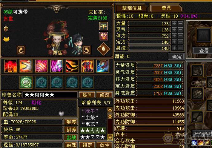 不砍价看上拍！更新至51万＋血三满！五神兽魂！50W+血总属9247暴力天龙！！带三个双十宝宝带3500YB！