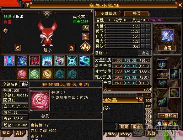 卡90副本流星宿，5023毒属性，副属1482，两把3级幻视，多件时装，持续更新中