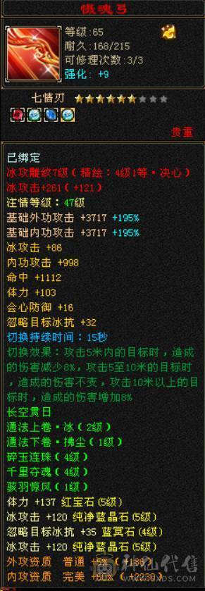便宜不是我的错。带6属6体，651高减抗，激情四射%