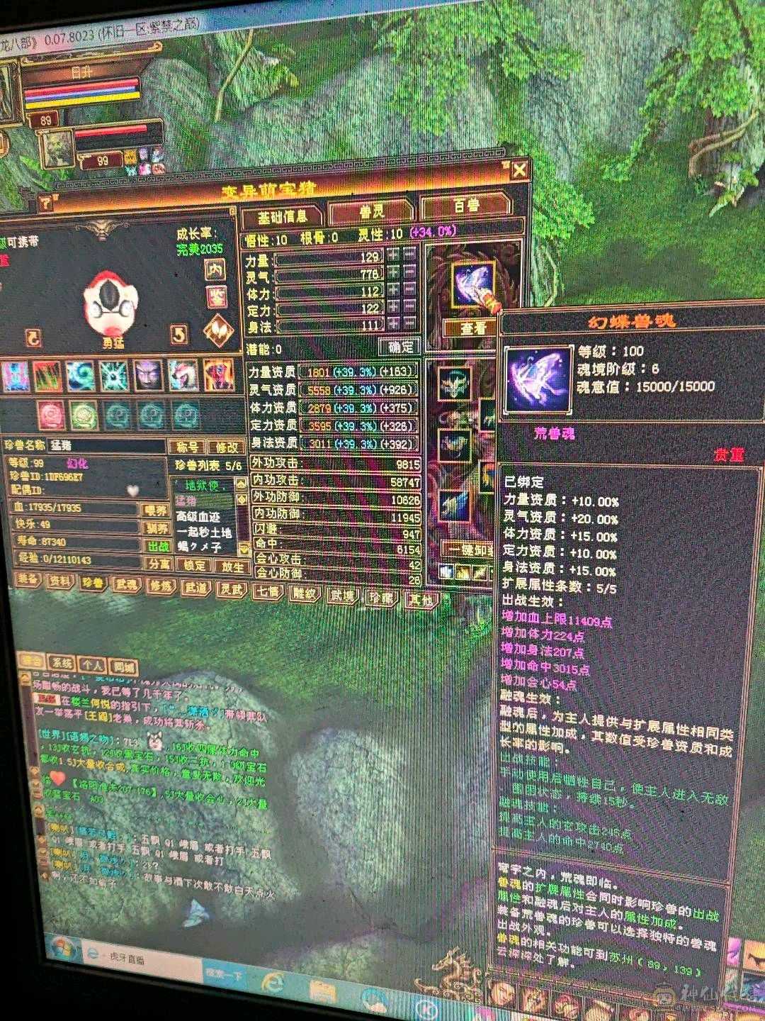 四修少林，伤害爆炸，带4600附体和拼命10宝宝