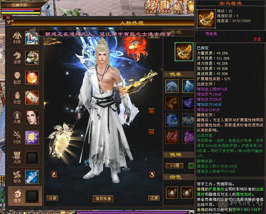 永久坐骑，时装，幻视，背饰。4000+属性，任何副本活动BOSS都可刷。