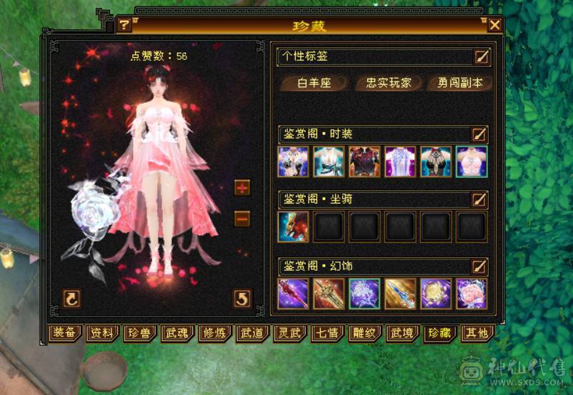 6体半6属  新雕文满5 纹刻满5 武境也有一直更新 雁门竞速和门派竞速常客  无敌丹