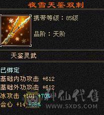 高命中会心  满5减三修暴力天山，大完美武魂，顶级外观赤兔红仙侣夜雨潇湘，多个3级幻视，带4500附体