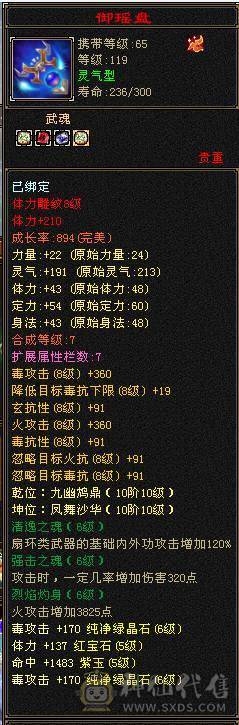 极限5级星宿逍遥  最强面板 细节拉满