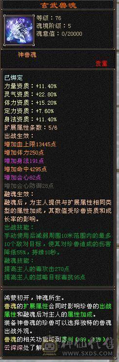 全6高属性。修炼顶，双十BB兽灵5，盟会双十永久时装